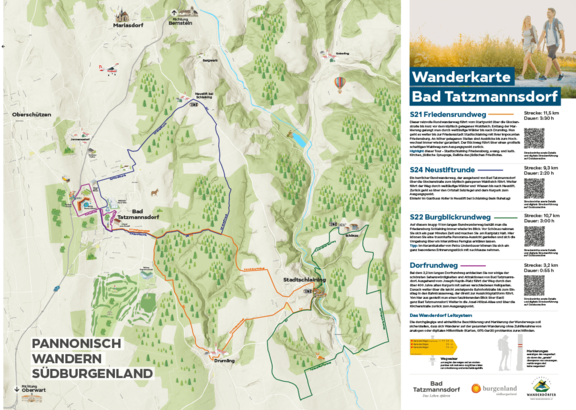 Interaktive Wanderkarte Bad Tatzmannsdorf
